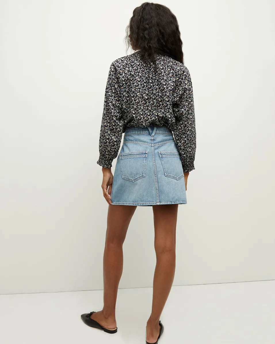 Veronica Beard Tops*Pienza Floral Top in Navy Multi NavyMulti