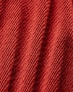 Veronica Beard Tops*Pruitt Ribbed Tee in Brick Red BrickRed