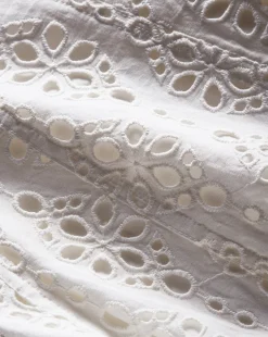 Veronica Beard Dresses*Rafaela Cotton Eyelet Shirtdress in White