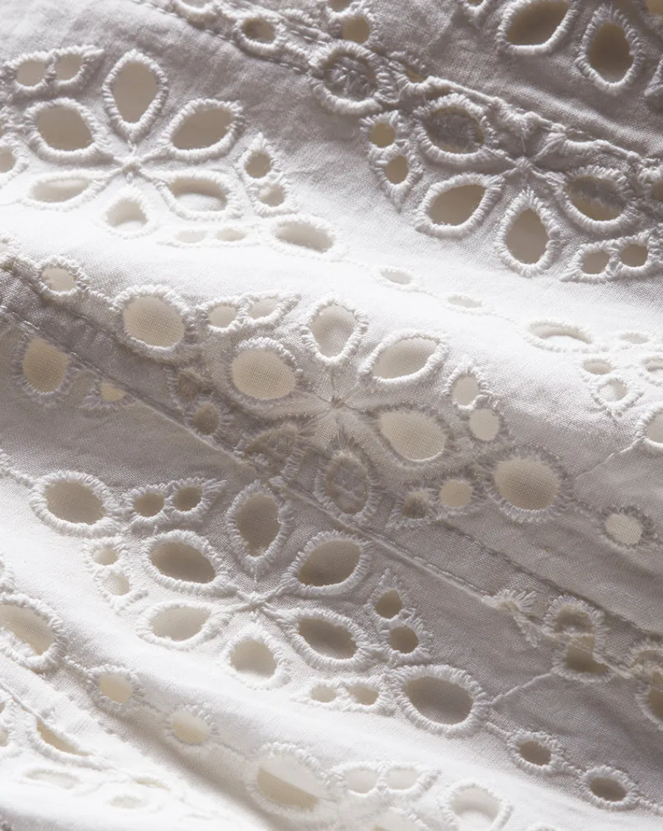 Veronica Beard Dresses*Rafaela Cotton Eyelet Shirtdress in White
