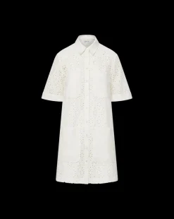 Veronica Beard Dresses*Rafaela Cotton Eyelet Shirtdress in White