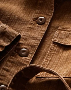 Veronica Beard Jackets & Outerwear|Matching Sets*Ramone Denim Chore Jacket in Brown DeepOchre