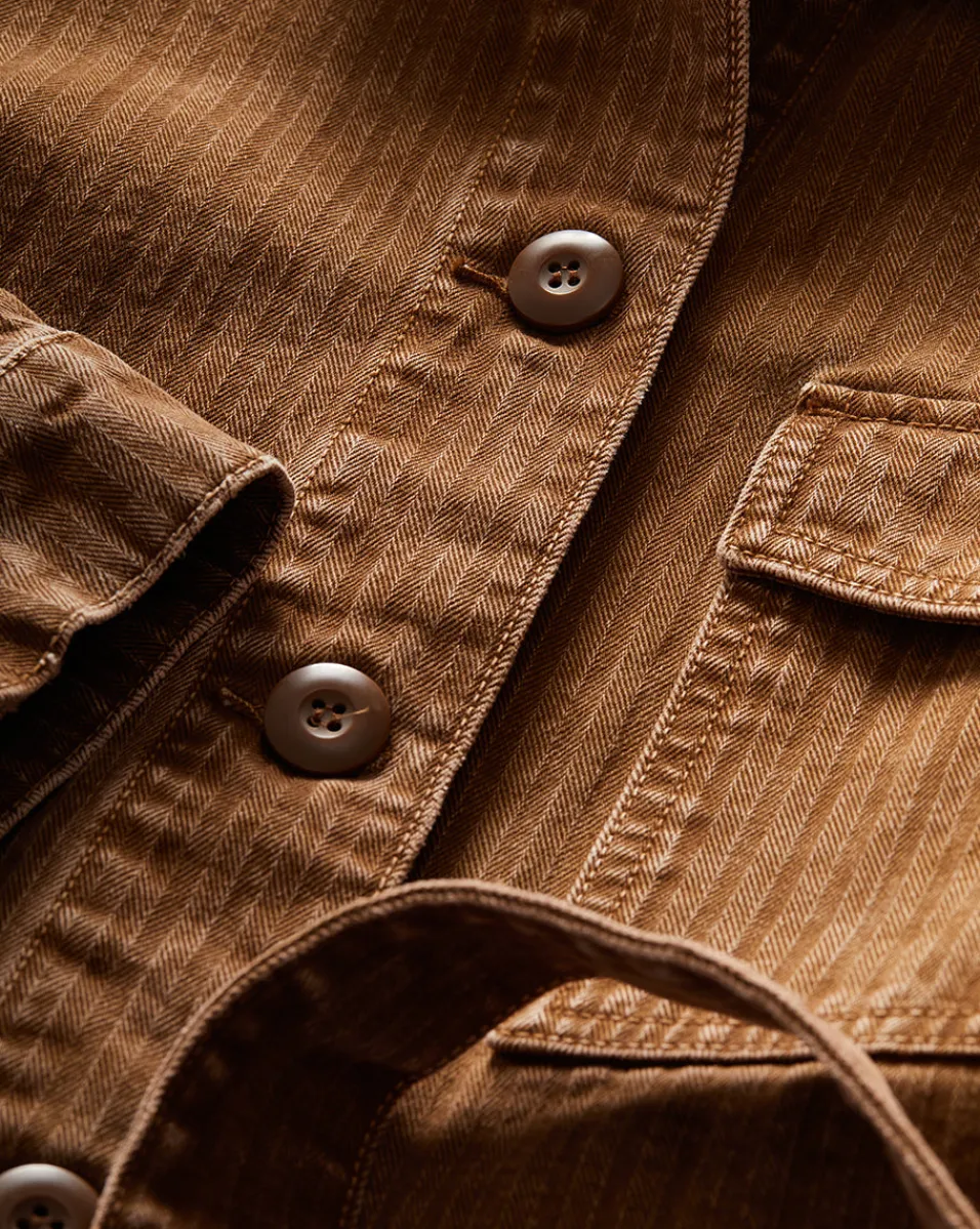 Veronica Beard Jackets & Outerwear|Matching Sets*Ramone Denim Chore Jacket in Brown DeepOchre