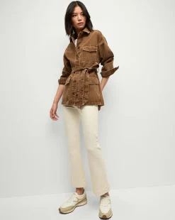 Veronica Beard Jackets & Outerwear|Matching Sets*Ramone Denim Chore Jacket in Brown DeepOchre