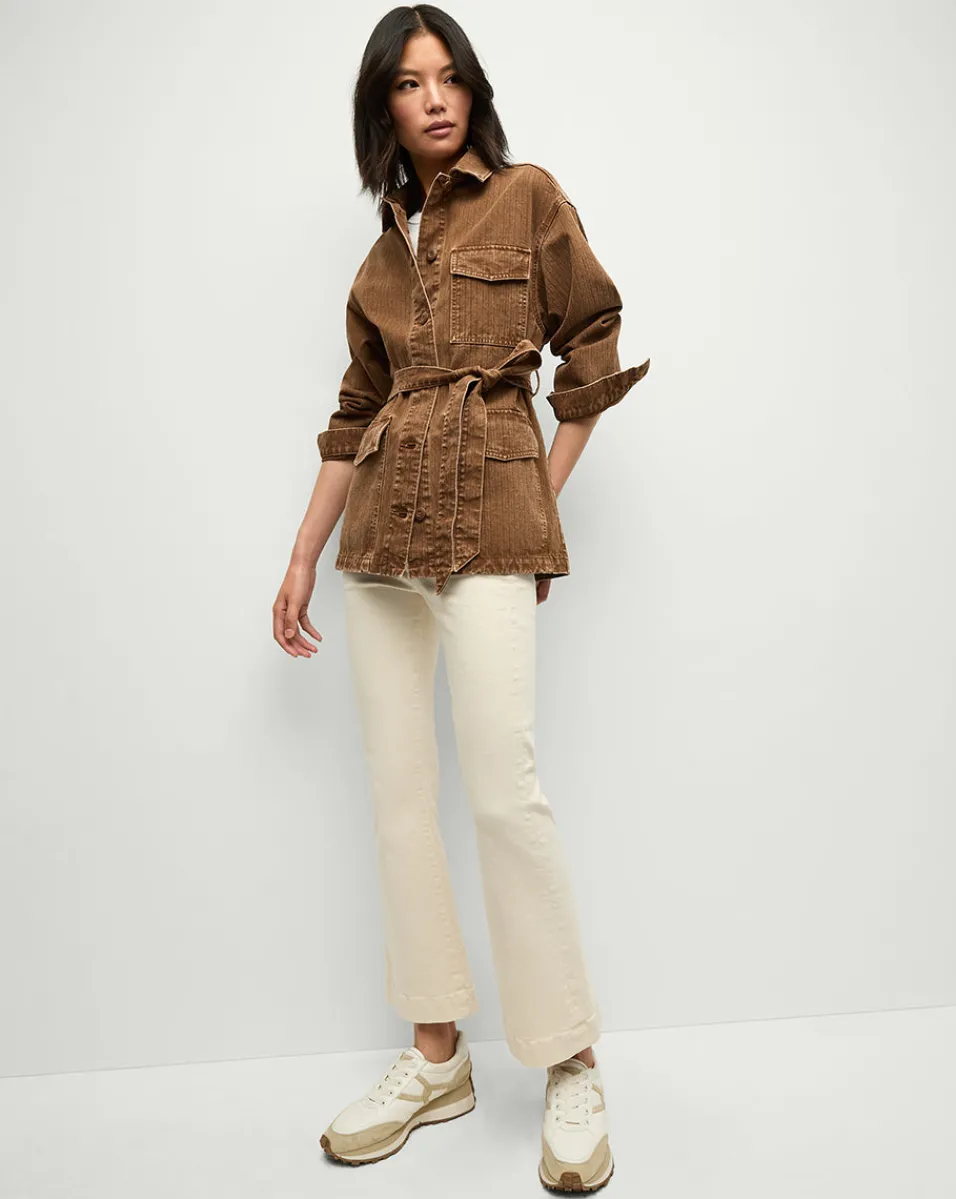 Veronica Beard Jackets & Outerwear|Matching Sets*Ramone Denim Chore Jacket in Brown DeepOchre