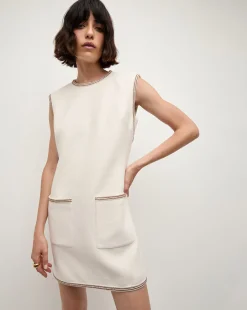 Veronica Beard Dresses|Matching Sets*Ravena Mini Shift Dress in Ivory