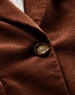 Veronica Beard Jackets & Outerwear*Reagan Corduroy Dickey Jacket in Dark Brown DarkCocoa