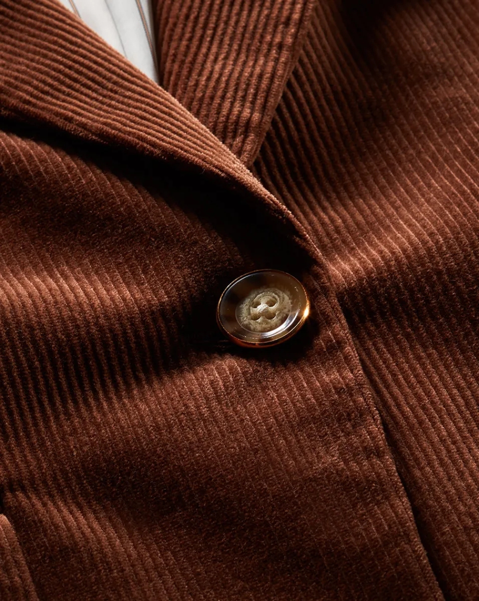 Veronica Beard Jackets & Outerwear*Reagan Corduroy Dickey Jacket in Dark Brown DarkCocoa