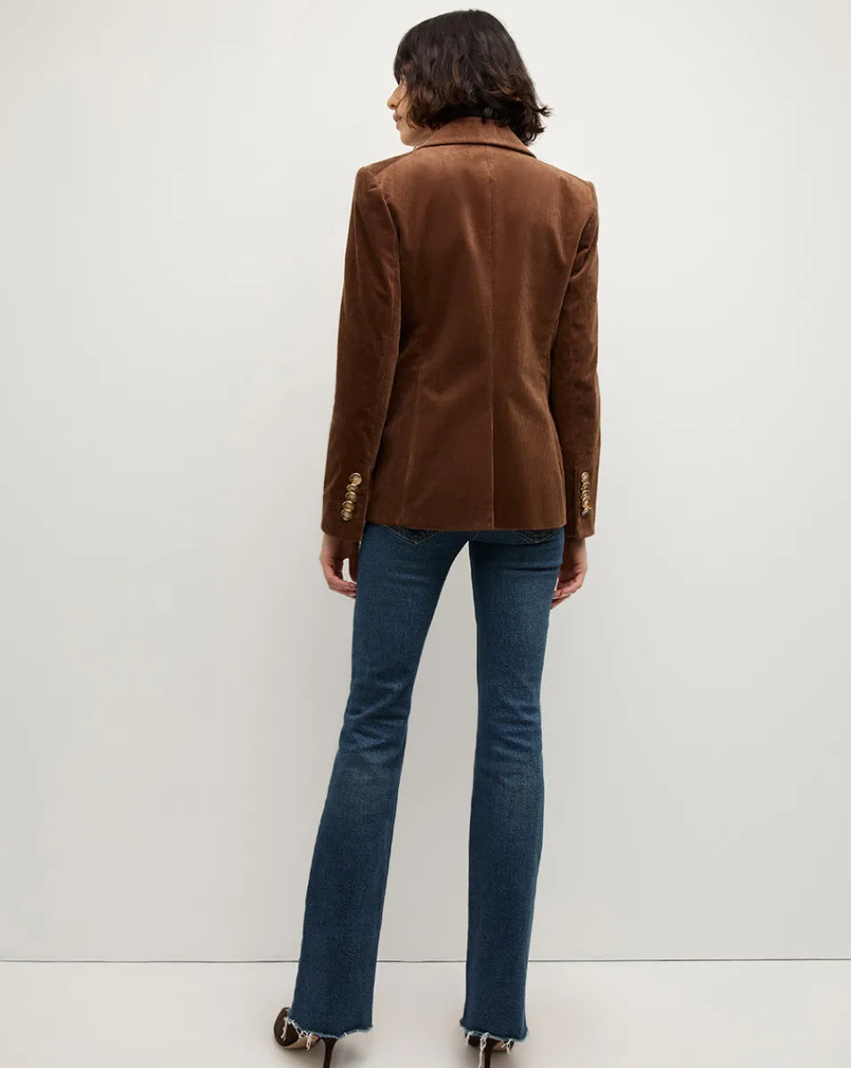 Veronica Beard Jackets & Outerwear*Reagan Corduroy Dickey Jacket in Dark Brown DarkCocoa