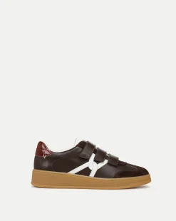 Veronica Beard Sneakers|The Veronicas' Favorites*Reagan Velcro Sneaker in Espresso/White