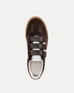 Veronica Beard Sneakers|The Veronicas' Favorites*Reagan Velcro Sneaker in Espresso/White