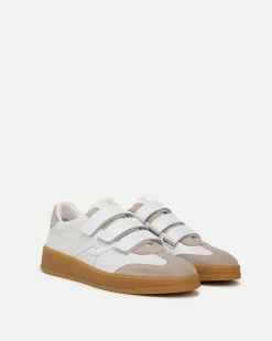 Veronica Beard Sneakers|The Veronicas' Favorites*Reagan Velcro Sneakers in White & Silver White/Silver
