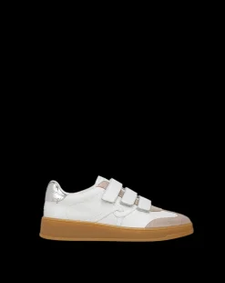 Veronica Beard Sneakers|The Veronicas' Favorites*Reagan Velcro Sneakers in White & Silver White/Silver