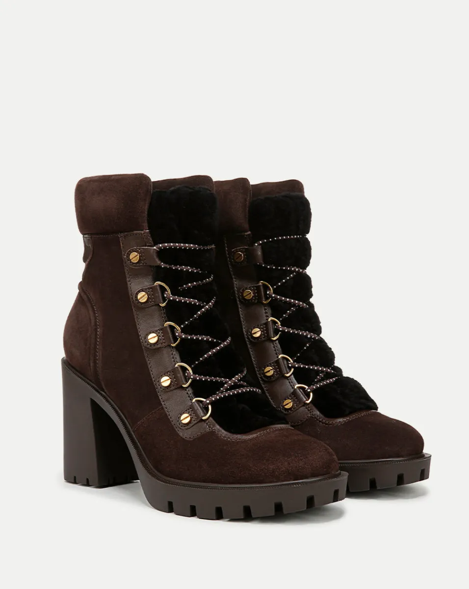 Veronica Beard Boots & Booties|The Veronicas' Favorites*Reece Lug Bootie in Espresso