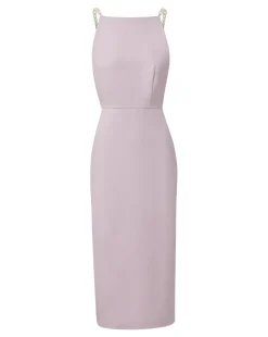 Veronica Beard Dresses*Reese Boat Neck Sheath Dress BarelyOrchid