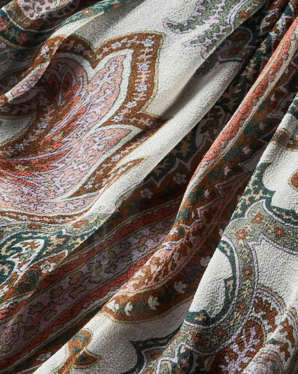 Veronica Beard Tops*Renee Silk Paisley Halter Top BarelyOrchidMulti