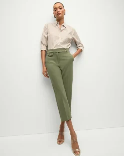 Veronica Beard Pants|Matching Sets*Renzo Pant in Stone Army StoneArmy