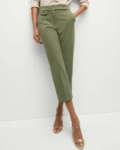 Veronica Beard Pants|Matching Sets*Renzo Pant in Stone Army StoneArmy