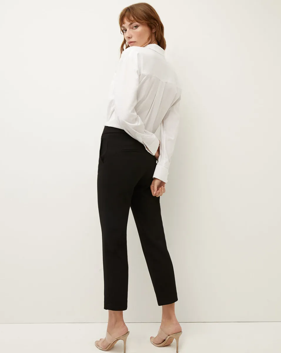 Veronica Beard Pants|Extended Sizes*Renzo Slim-Leg Pant Black/Gold