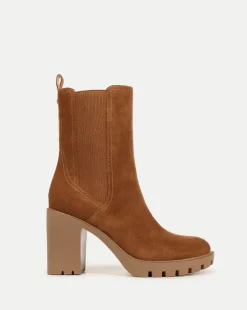 Veronica Beard Boots & Booties*Riley Chelsea Bootie in Caramel