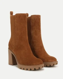 Veronica Beard Boots & Booties*Riley Chelsea Bootie in Caramel