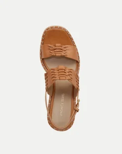 Veronica Beard Sandals*Riya Raffia Wedge Sandal in Natural
