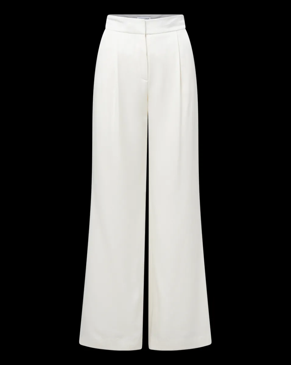 Veronica Beard Pants|Party Dressing*Robinne Wide-Leg Pants in Cream Dove