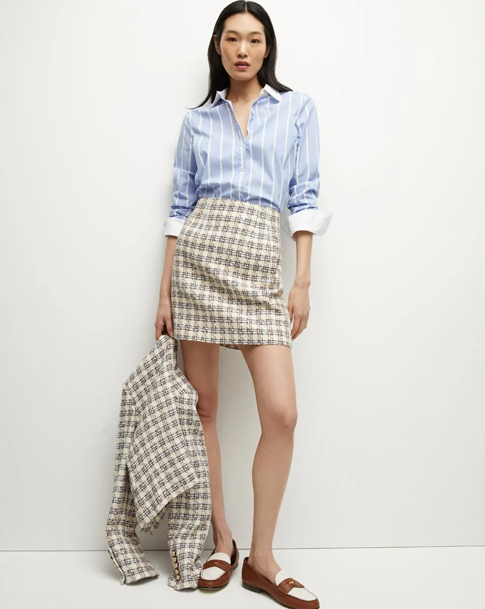 Veronica Beard Skirts & Shorts*Roman Tweed Skirt in Ivory/Camel