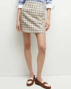 Veronica Beard Skirts & Shorts*Roman Tweed Skirt in Ivory/Camel