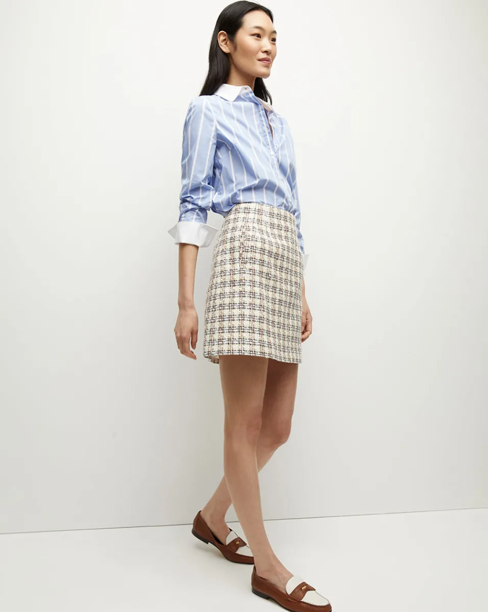 Veronica Beard Skirts & Shorts*Roman Tweed Skirt in Ivory/Camel