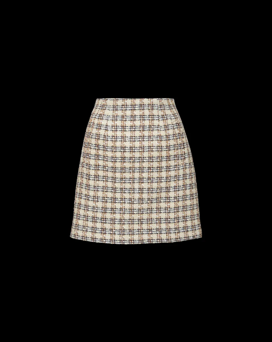Veronica Beard Skirts & Shorts*Roman Tweed Skirt in Ivory/Camel
