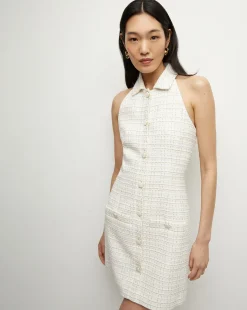Veronica Beard Dresses*Roxanne Tweed Dress in Ivory Multi IvoryMulti
