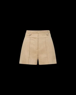 Veronica Beard Skirts & Shorts|Vb Classics*Runo Linen Short KhakiMelange