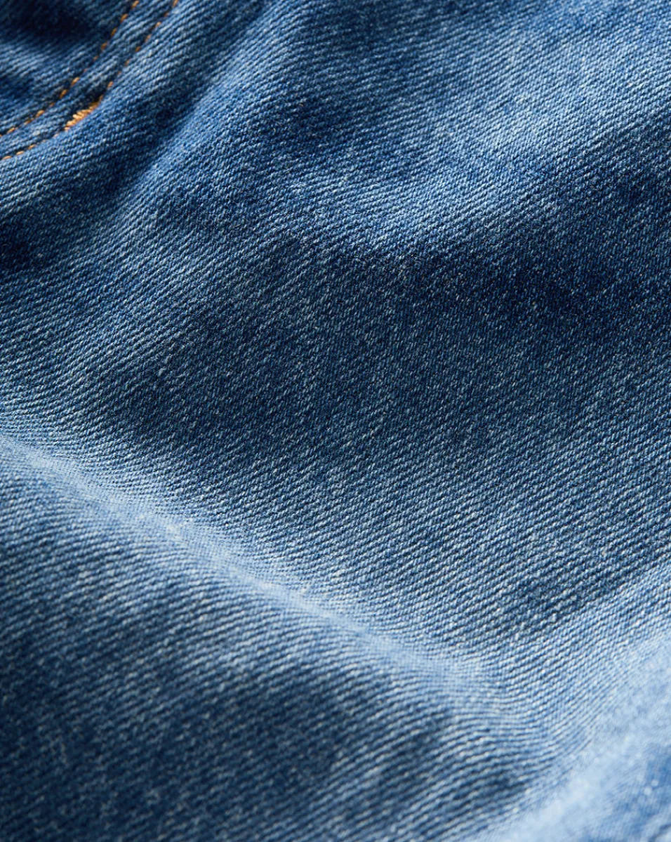 Veronica Beard Jeans*Ryder Saddle Jean in Blue Denim | Barrel Jeans Bandit