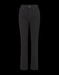Veronica Beard Jeans*Ryleigh Black Wash High-Rise Straight-Leg Jean Onyx