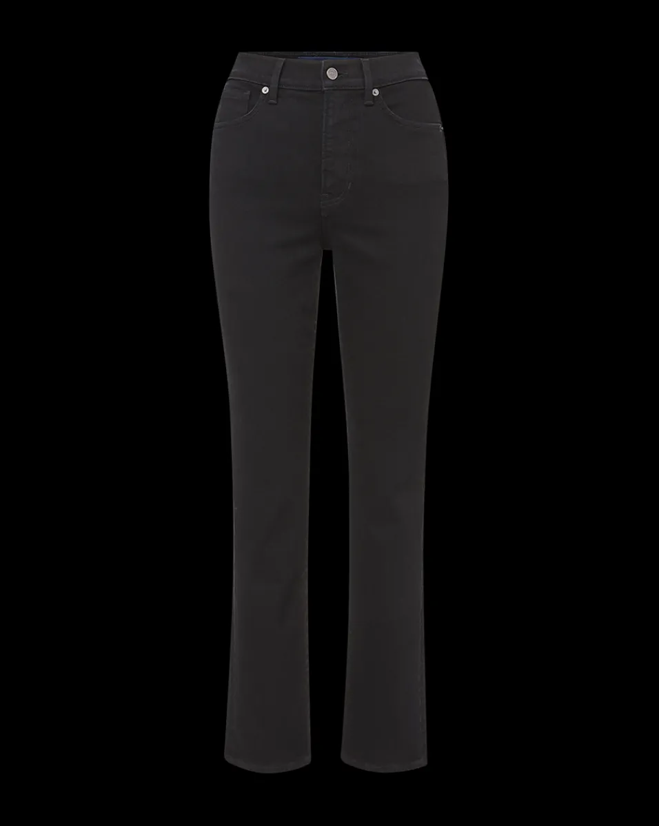 Veronica Beard Jeans*Ryleigh Black Wash High-Rise Straight-Leg Jean Onyx