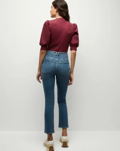Veronica Beard Jeans*Ryleigh Slim Straight-Leg Jean in Wanderer Dust WandererDust