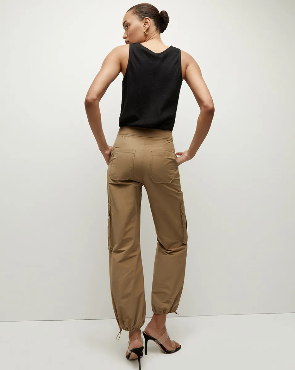 Veronica Beard Tops*Sabrina Satin Crepe Tank Top Black