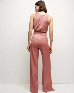 Veronica Beard Tops*Sabrina Crepe Tank in Rose