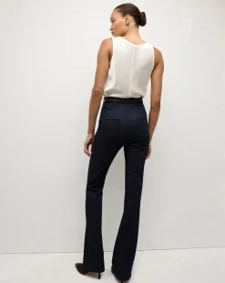 Veronica Beard Tops*Sabrina Stretch-Silk Tank Top in Ivory