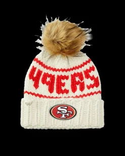 Veronica Beard Accessories|The Gift Guide*San Francisco 49ers Beanie in Ecru