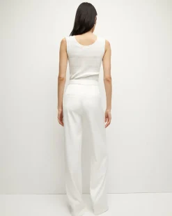 Veronica Beard Sweaters|Tops*Sandra Ribbed Tank in Off-White