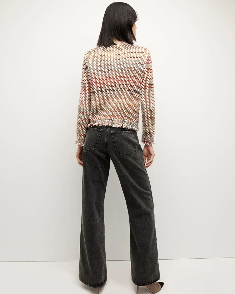 Veronica Beard Jackets & Outerwear|Sweaters*Sariyah Knit Jacket in Red Multi RedMulti