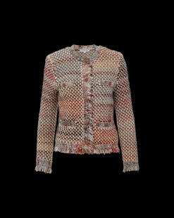 Veronica Beard Jackets & Outerwear|Sweaters*Sariyah Knit Jacket in Red Multi RedMulti