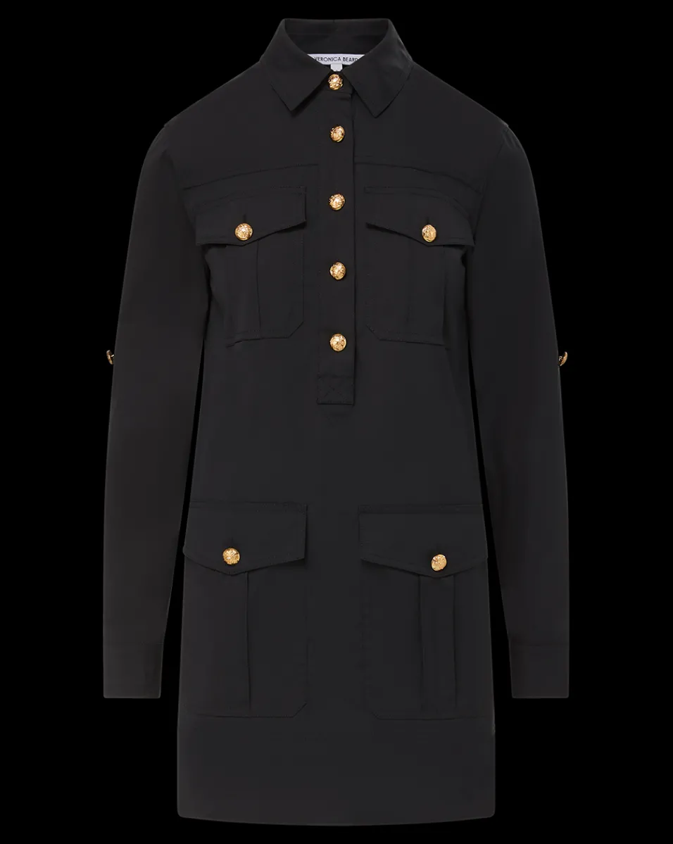 Veronica Beard Dresses*Saude Cargo Dress in Black