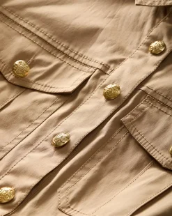 Veronica Beard Dresses*Saude Cargo Dress in Khaki