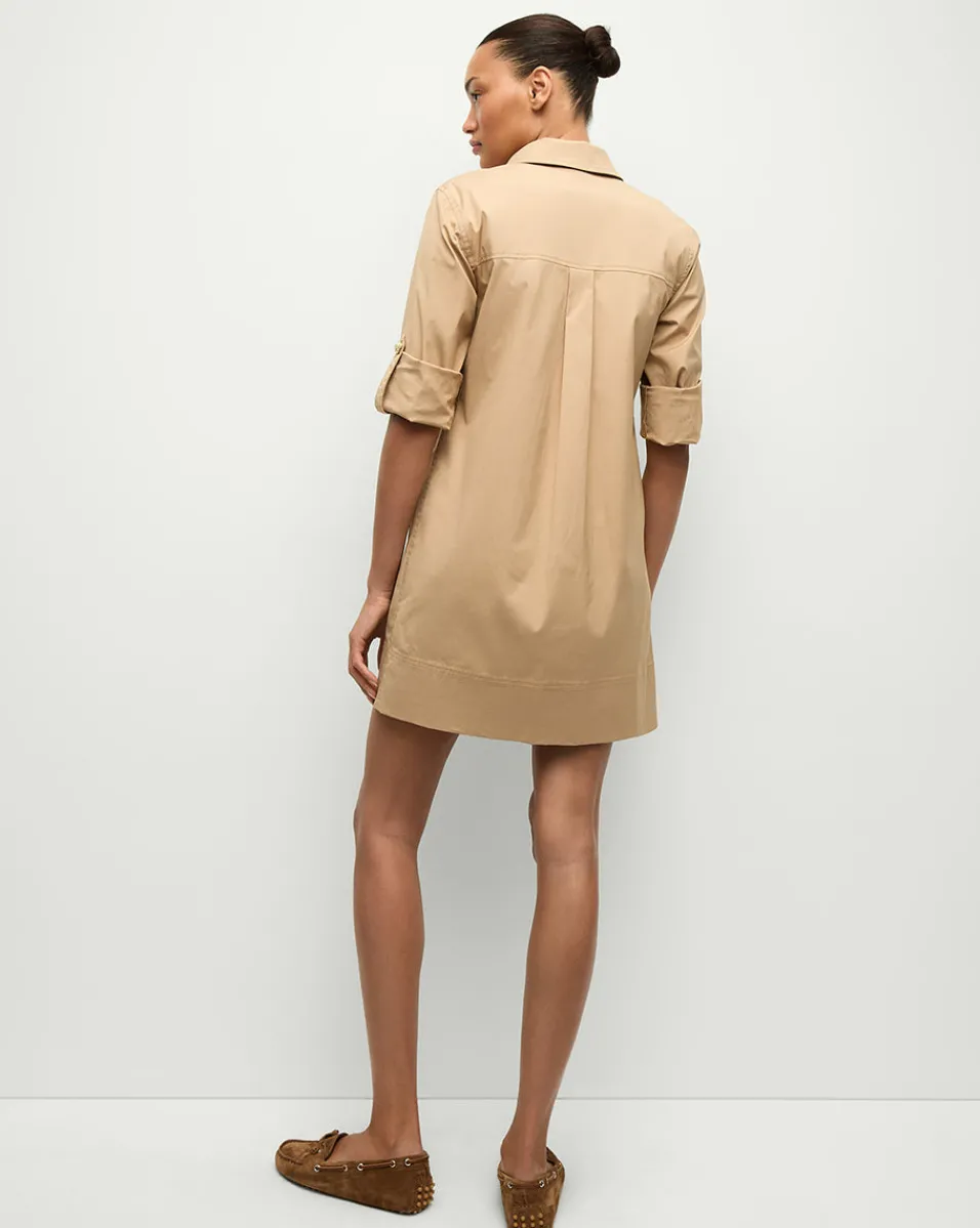 Veronica Beard Dresses*Saude Cargo Dress in Khaki