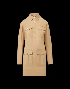 Veronica Beard Dresses*Saude Cargo Dress in Khaki