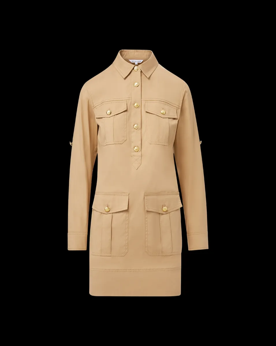 Veronica Beard Dresses*Saude Cargo Dress in Khaki