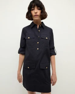 Veronica Beard Dresses*Saude Cargo Dress in Navy